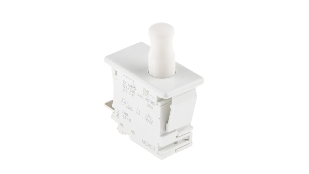 ZF ドアマイクロスイッチ, ボタン, SPDT, 10 A @ 250 V ac, F69-30A | RS
