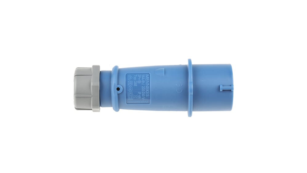 248 | MENNEKES, AM-TOP IP44 Blue Cable Mount 3P Straight