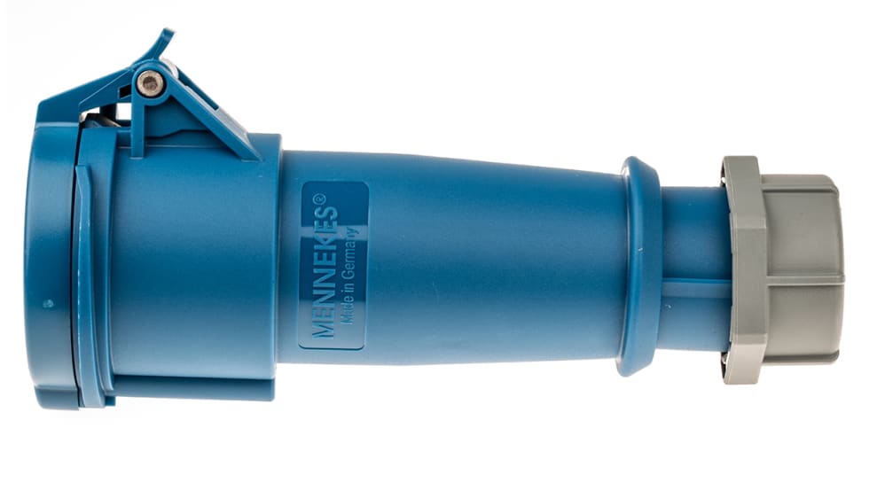 522 | MENNEKES, AM-TOP IP44 Blue Cable Mount 3P Industrial Power