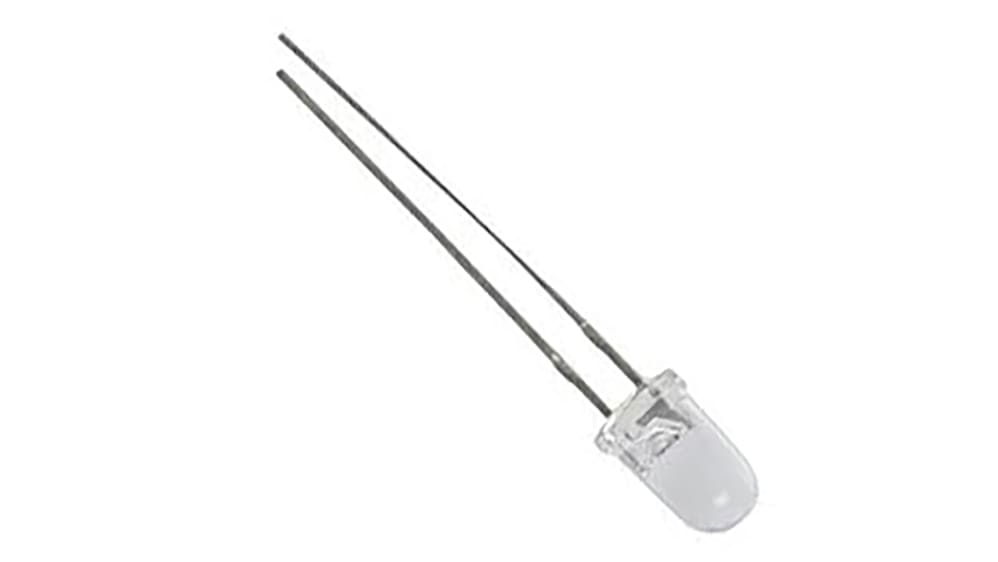 L-7104QBC-D | Kingbright 青 丸型 LED, 3 mm 砲弾型 (T-1), スルー