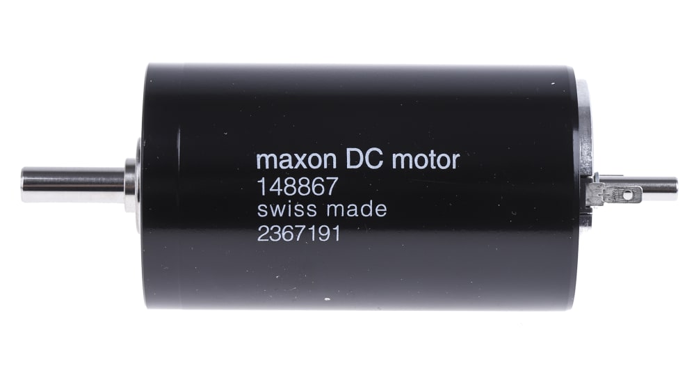 DCモーター Maxon ブラシ付き 24V 170 mNm, 148867 | RS