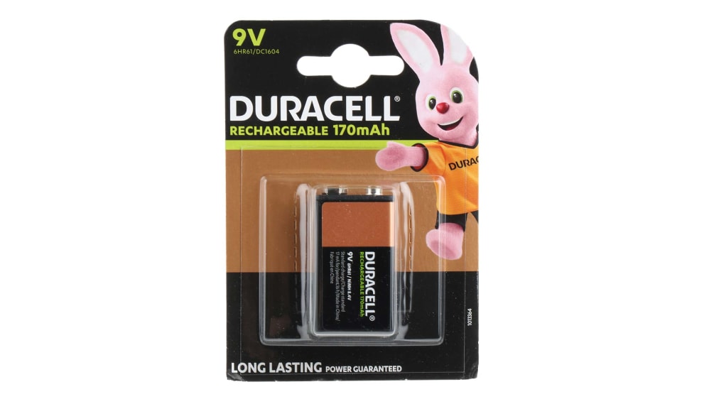 Batterie 9 V Duracell 170mAh NiMH