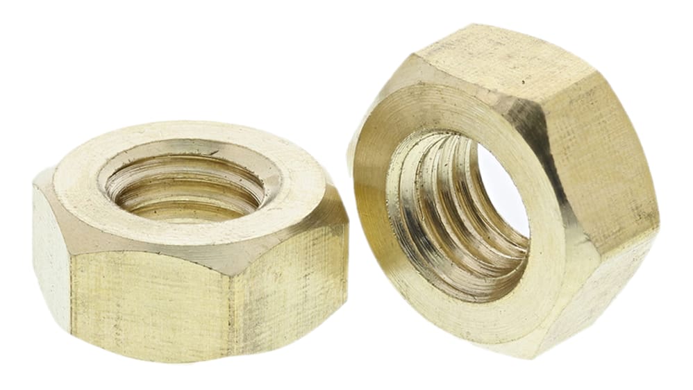 Dado Esagonale M42x2, SW 50, Ottone, Pressione Max. 25 Bar Max