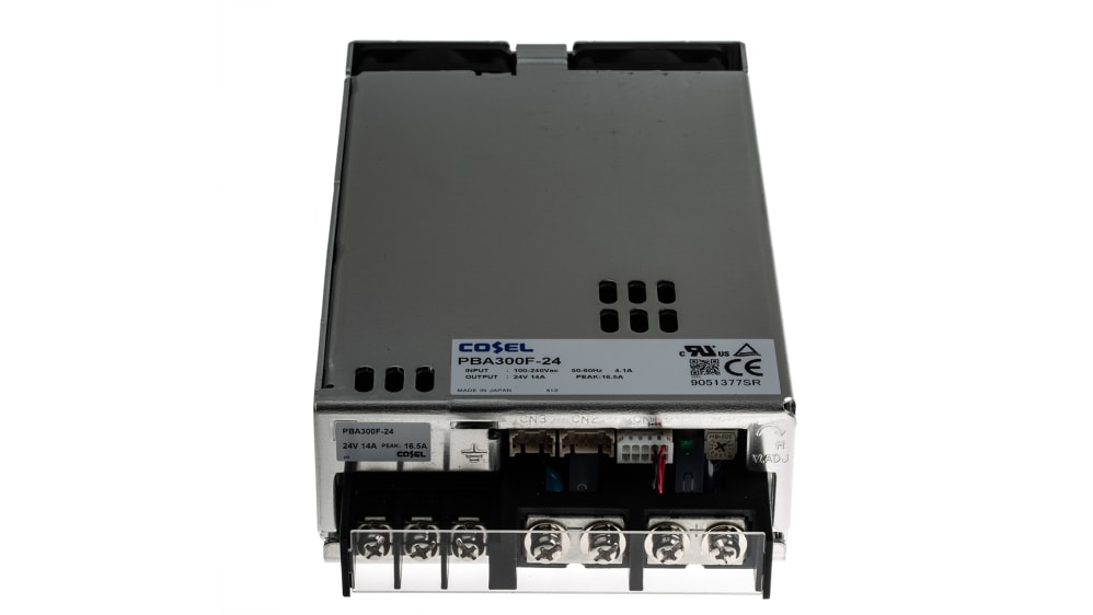 PBA300F-24 | コーセル スイッチング電源 24V dc 14A 336W | RS PBA300F-24 | コーセル スイッチング電源 24V dc 14A 336W | RS