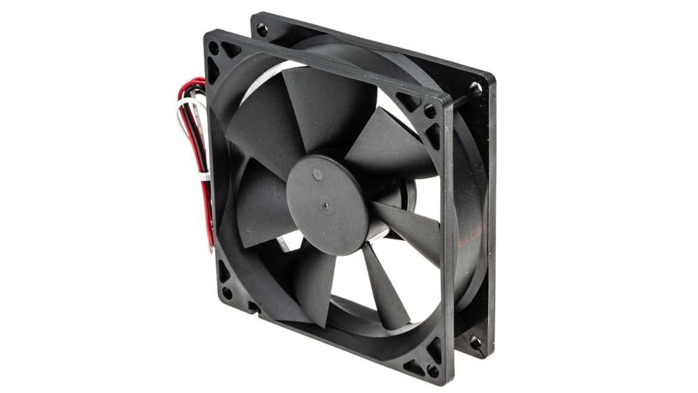 Ventola Di Raffreddamento 92x92x25 Mm 24V DC Con Doppio Cuscinetto A Sfera – Uxcell, Nera