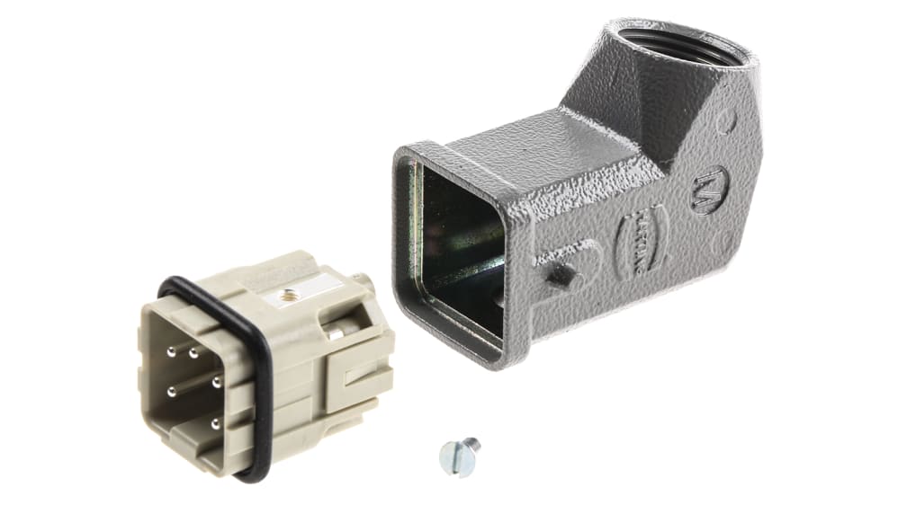 HARTING ヘビーデューティパワーコネクタ, 4極, 10A, 230 → 400 HARTING ヘビーデューティパワーコネクタ, 4極, 10A, 230 → 400