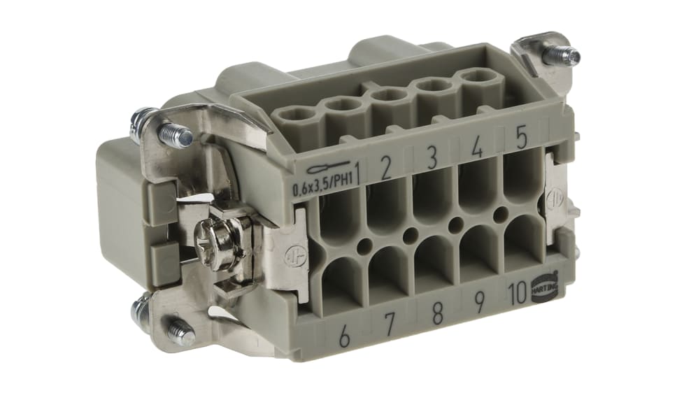 Harting Han 10b Asg1 Qb M20 Socle Boîtier B10 19300101230 Connecteurs, Interrupt