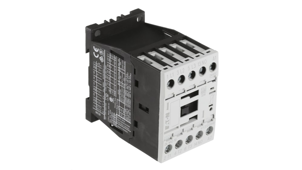 276845 DILM12-10(24VDC) | Eaton DILM Contactor, 24V dc Coil, 3
