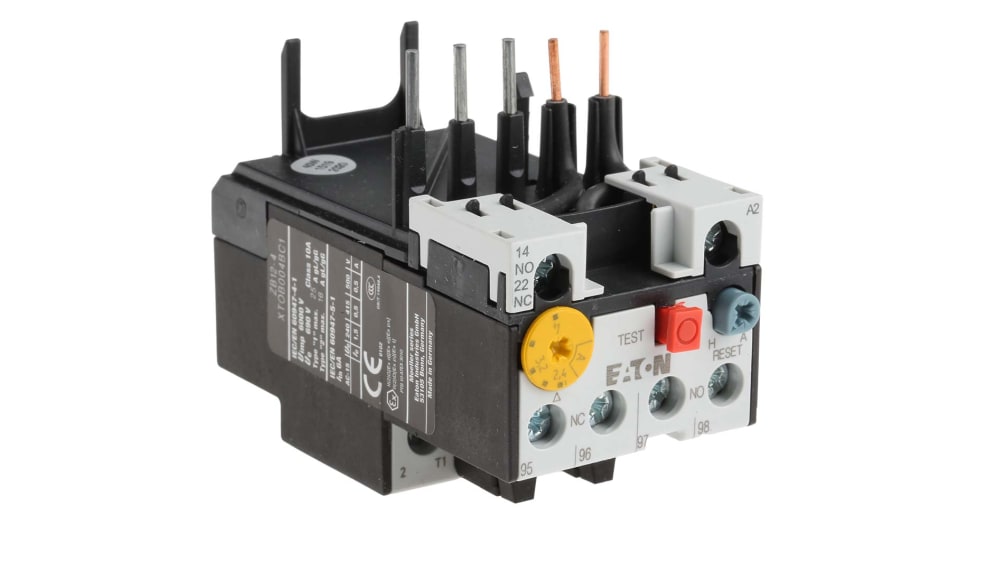 278438 ZB12-4 | Eaton, ZB Overload Relay 1 NO/1 NC, 2.4A, 4 A