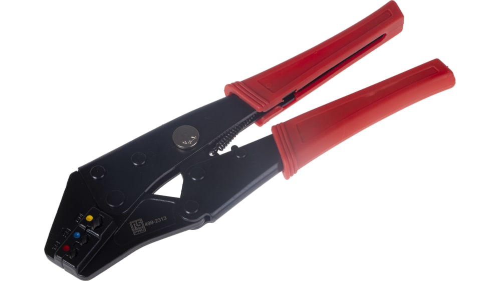 RS PRO Hand Ratcheting Crimp Tool for Insulated Spade Connectors