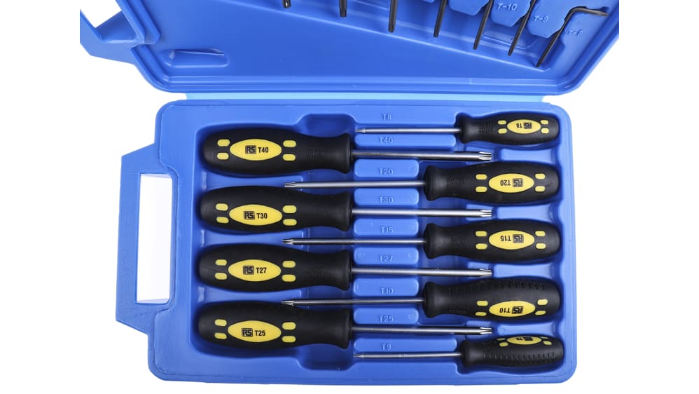 RS PRO 18-Piece Torx Key Set, L Shape, Short Arm | RS