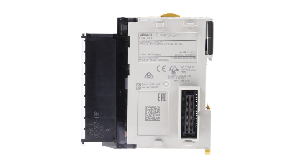 オムロン PLC I/Oモジュール CJ1W-DA041 PLC I/Oモジュール CJ オムロン PLC I/Oモジュール CJ1W-DA041 PLC I/Oモジュール CJ