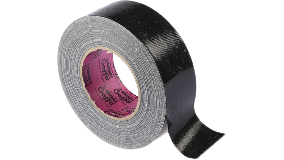 Advance Tapes Gaffatape, Blank, 50m, Bredde: 50mm, Tykkelse: 0.22mm, Sort Farve | RS