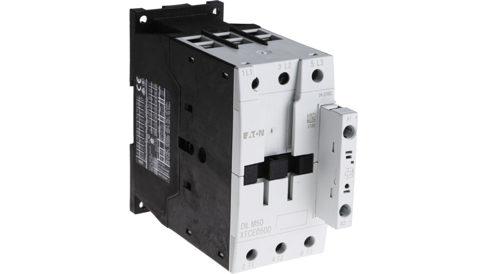 277844 DILM50(RDC24) | Eaton 電磁接触器 50 A 3極 24 V dc 400 277844 DILM50(RDC24) | Eaton 電磁接触器 50 A 3極 24 V dc 400