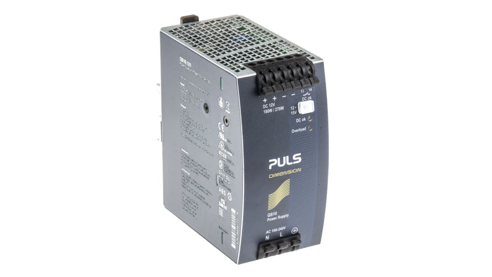 QS10.121 | PULS DIMENSION Q Switched Mode DIN Rail Power Supply