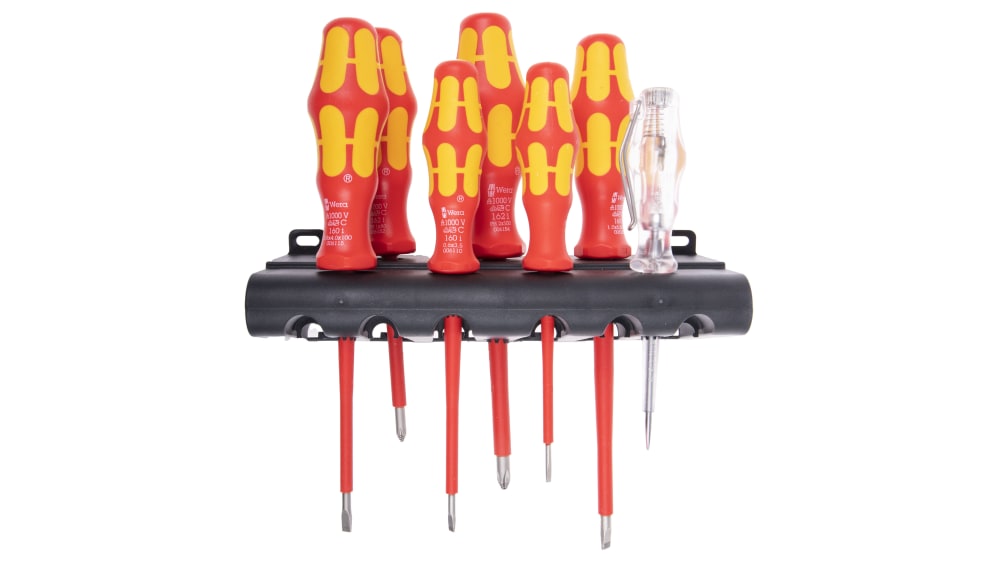 05006147001 | Wera Phillips; Slotted Insulated Screwdriver Set, 7-Piece | RS