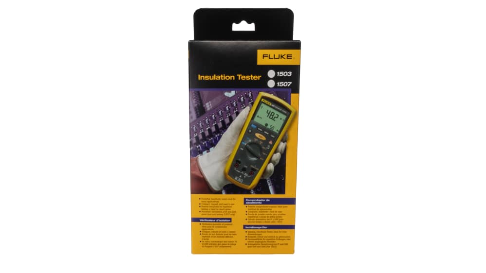 FLUKE 1507 | Fluke 絶縁抵抗計 最大抵抗レンジ:10GΩ | RS FLUKE 1507 | Fluke 絶縁抵抗計 最大抵抗レンジ:10GΩ | RS