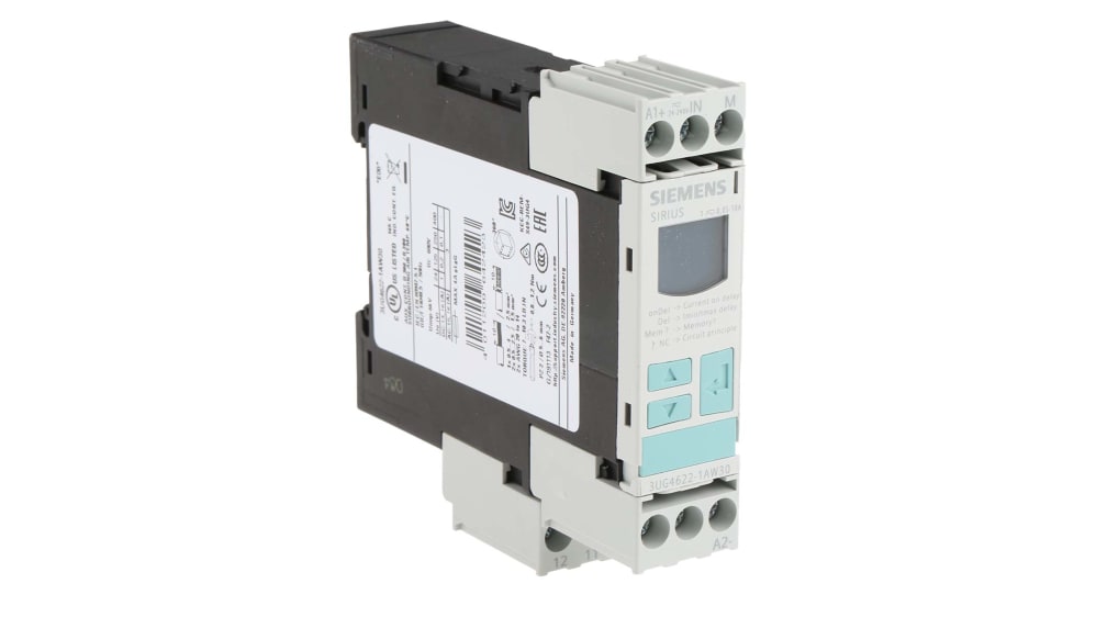 Siemens モニタリングリレー, SPDT, DINレール, 3UG4622-1AW30 | RS Siemens モニタリングリレー, SPDT, DINレール, 3UG4622-1AW30 | RS