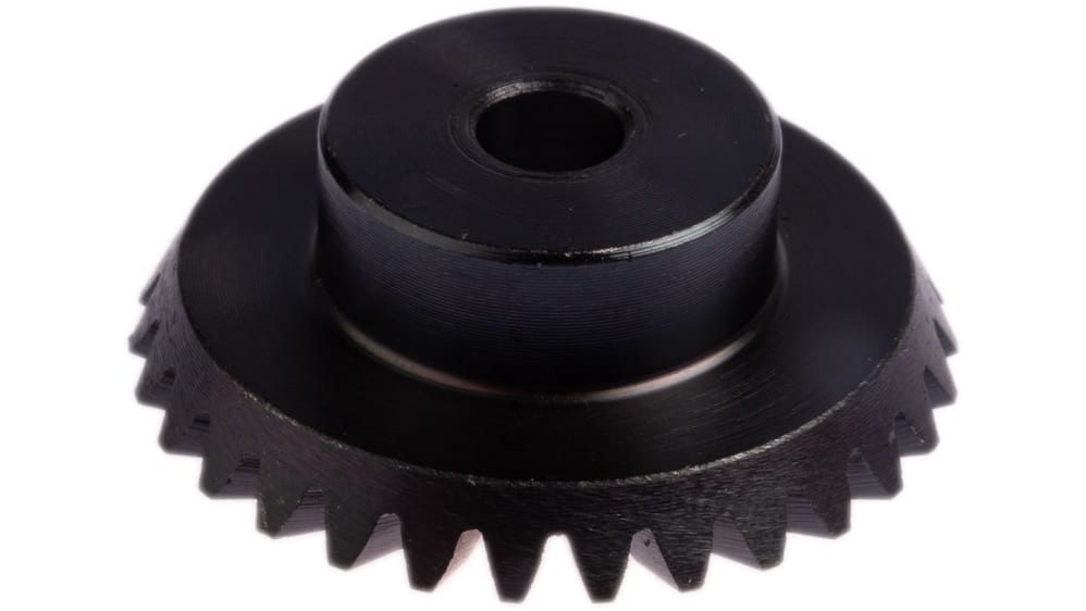 RS PRO Stahl Winkelgetriebe Zahnrad, 20°, Fase, 2:1 Modul 1.5, 30