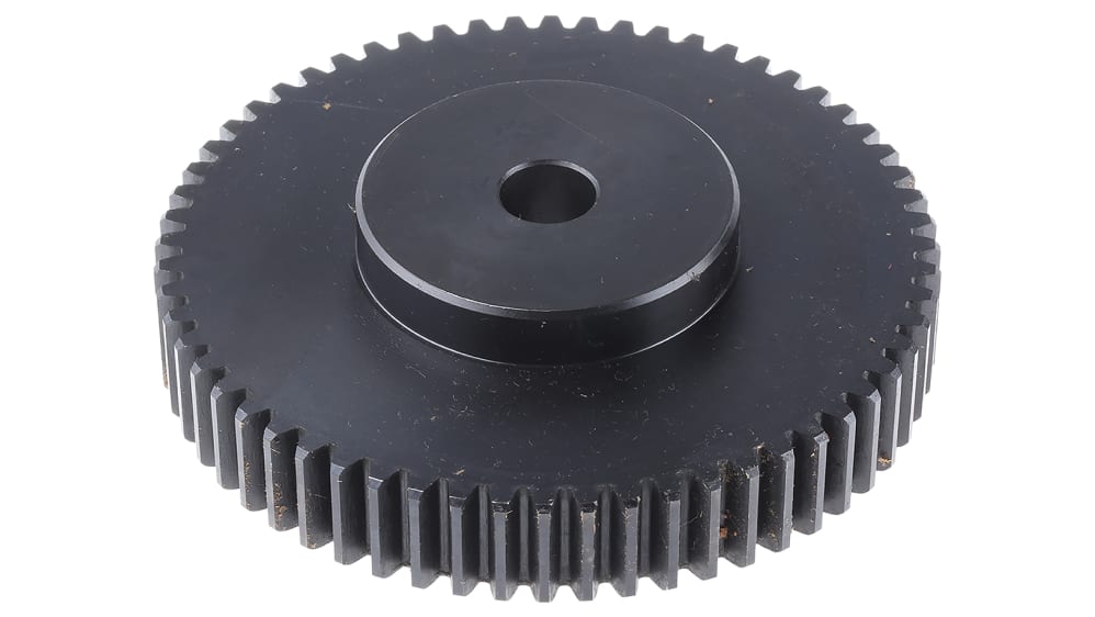 2.5 Modulo 20 Denti, Ingranaggio Cilindrico Per Trasmissione Di Potenza Piatto In Acciaio Al Carbonio Temprato Ad Alta Frequenza, Diametro Foro 12mm - 4
