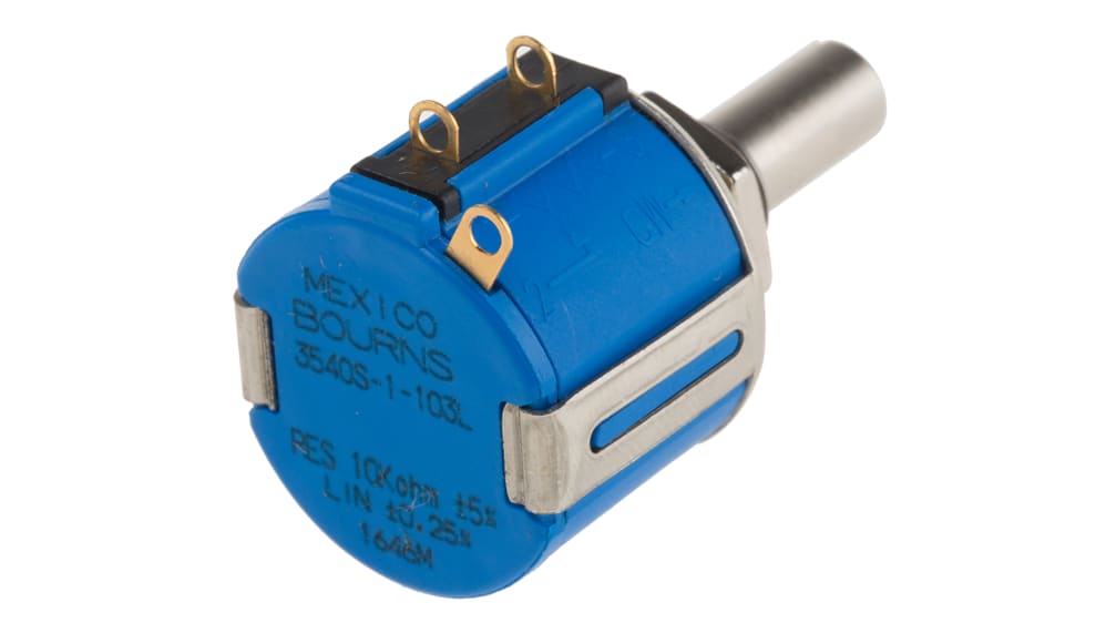 3540S-1-103L | Bourns ポテンショメーター, 10kΩ, 回転数:10 3540S-1-103L | Bourns ポテンショメーター, 10kΩ, 回転数:10
