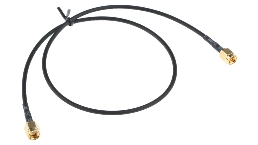 Boobrie Lot de 2 câbles SMA coaxiaux SMA mâle vers mâle 1 m Câble d'extension RG316 Adaptateur d'antenne Wi-Fi pour câble d'antenne coaxial antenne 4G routeur Wi-Fi