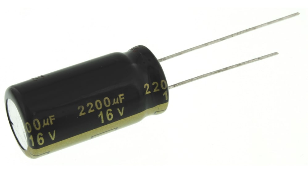 2 X Condensatori Elettrolitici 470uF 16V Radiali - Serie FC, 105&deg;C - Per Riparazioni Elettroniche