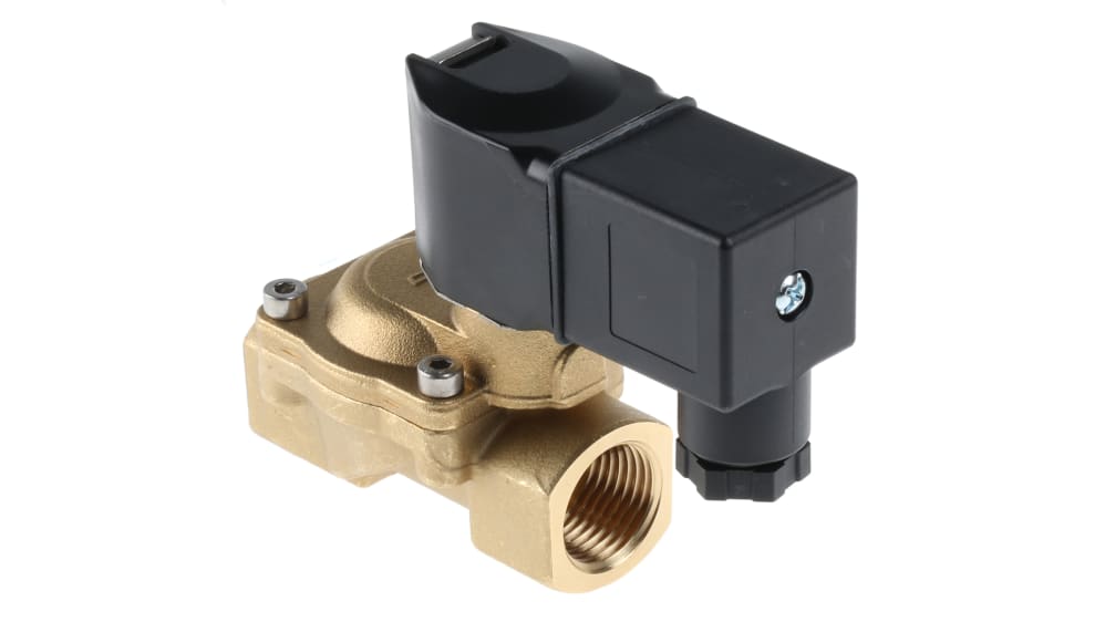 ハル Buschjost ソレノイドバルブ, 24V dc, ポート数：2 NC, 8240200.9101