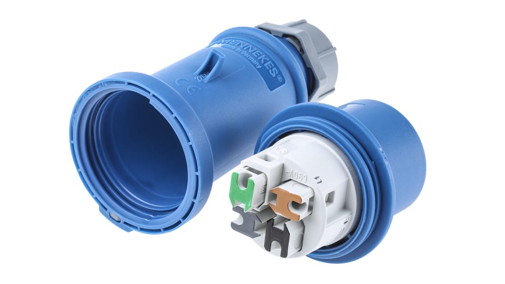 951 | MENNEKES, StarTOP IP44 Blue Cable Mount 4P Industrial Power
