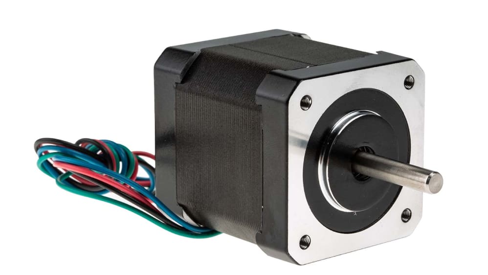 RS PRO Hybrid Stepper Motor 2.8V 42.3 x 42.3mm Frame, 5mm Shaft