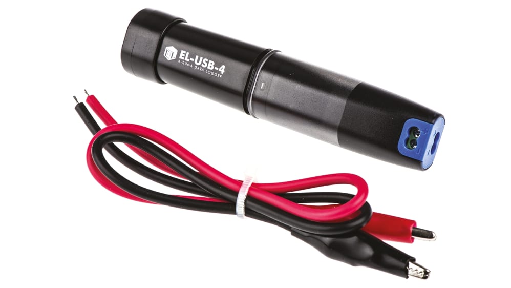 Lascar EL-USB-4 Current Data Logger, 1 Input Channel(s), Battery-Powered |