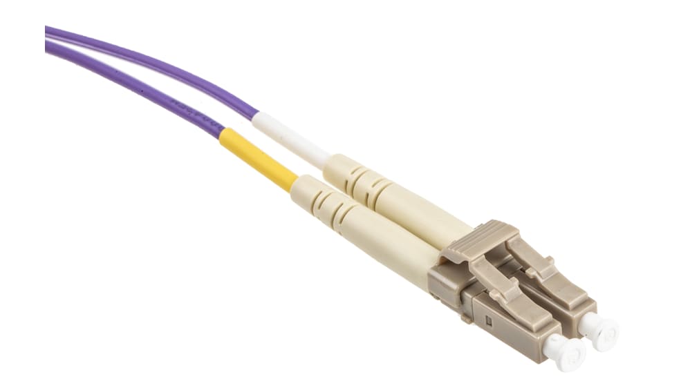 Cordon fibre optique Multimode 3m : Commandez sur Techni-Contact -  Connecteur unique LC 2