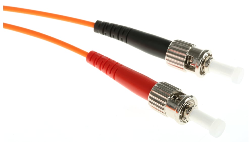 RS PRO LC to ST Simplex Multi Mode OM1 Fibre Optic Cable