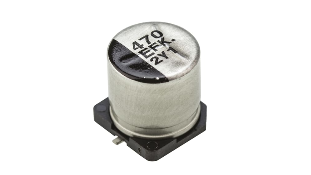 Panasonic , SMD Aluminium-Elektrolyt Kondensator 470μF ±20