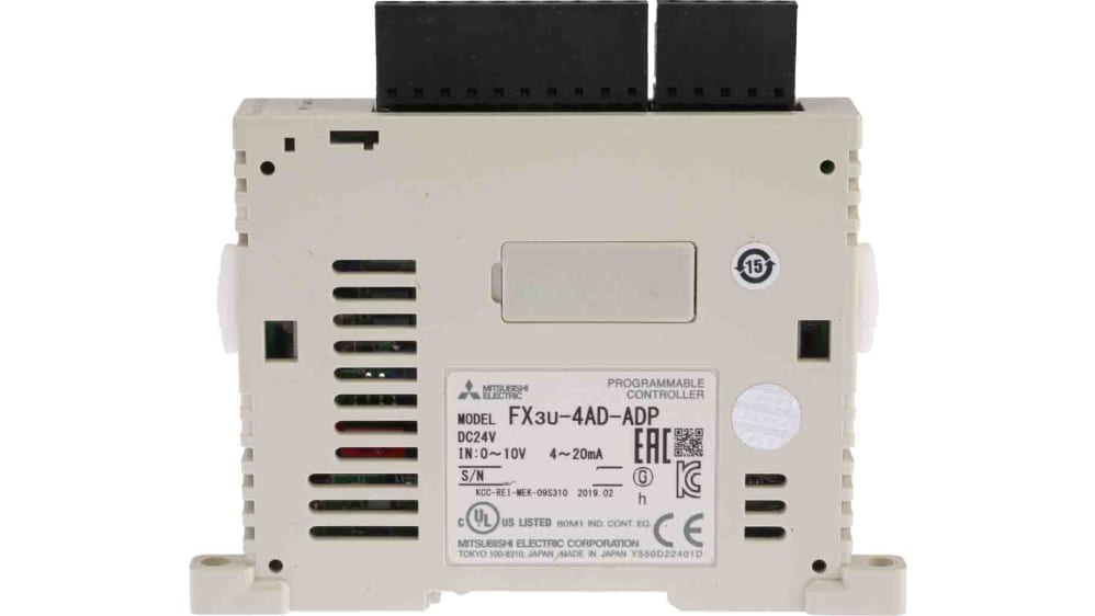 三菱電機 PLC I/Oモジュール FX3U-4AD-ADP PLC I/Oモジュール FX3U