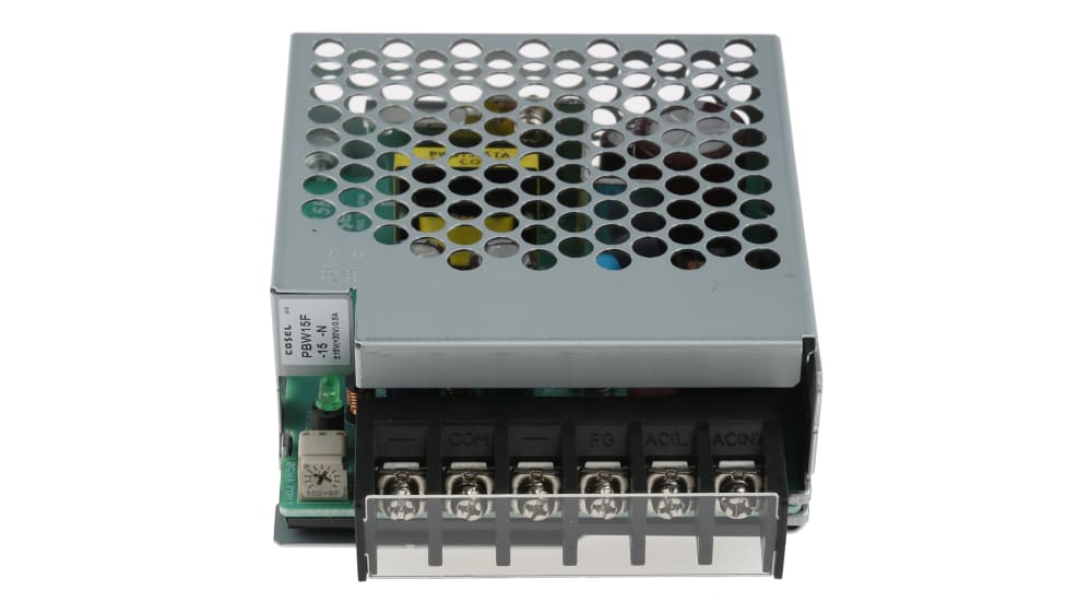 コーセル スイッチング電源 PBW15F-15-N 15V dc 15 W 2 370V dc | RS