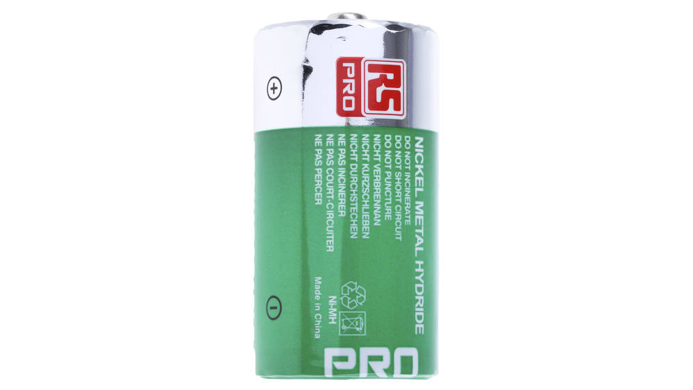 RS PRO NiMH Rechargeable C Battery, 3 Ah | RS
