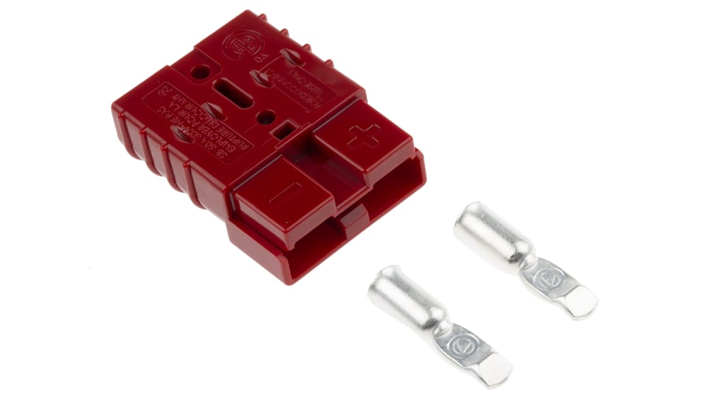 Boîtier Connecteur Anderson SB350 Rouge - 2 Pôles - Pour Batteries - Neuf Sous Emballage