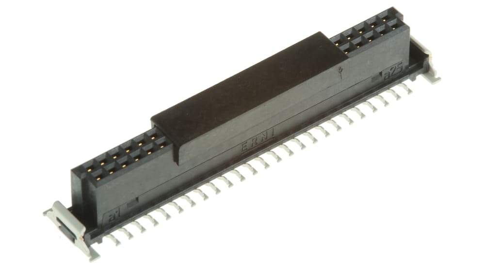 小物 TT 154807 / 154807-E | ERNI 基板接続用ソケット, 50 Pin 2 列