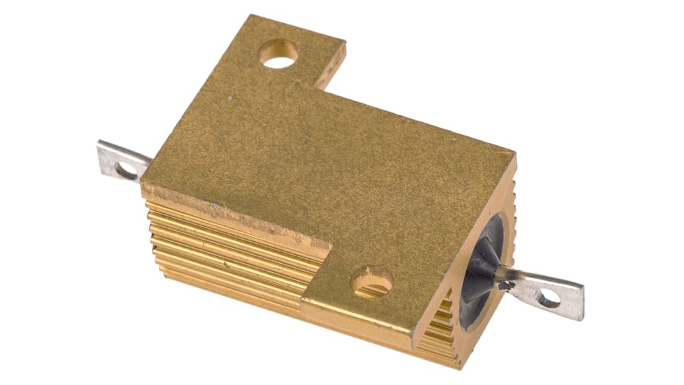 Résistance Bobinée 25W 3.9 Ohm 5% - Boîtier Aluminium Plaqué, Marque Uxcell - Neuf, Origine Chine
