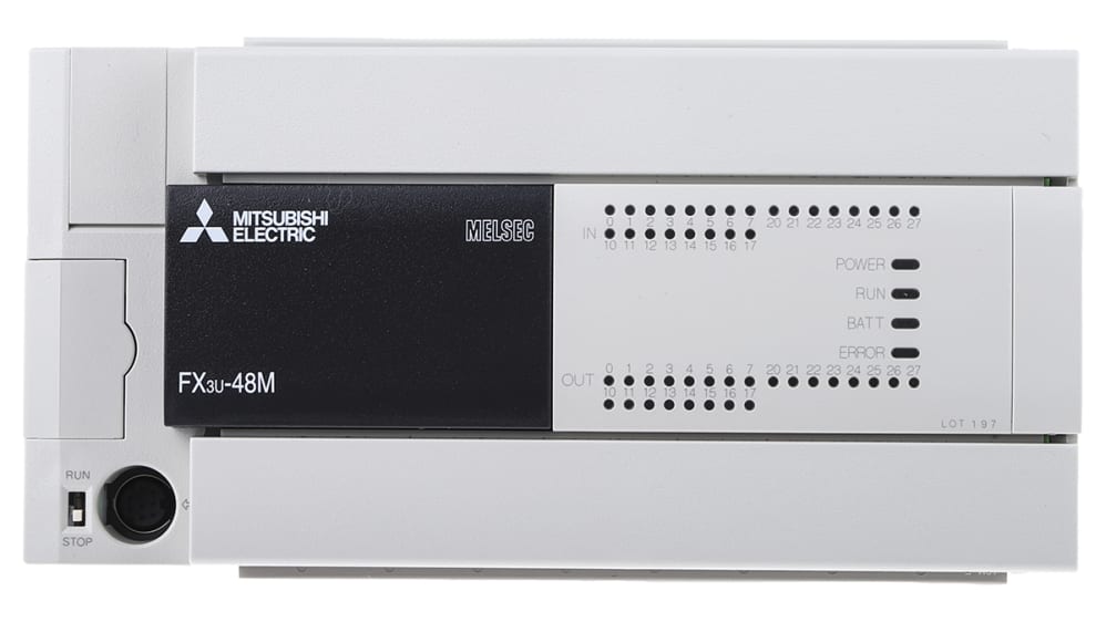 FX3U-48MT/ESS | Mitsubishi FX3U Series Logic Module, 100 → 240 V