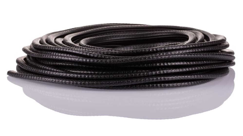 RS PRO, RS PRO Black PVC Edge Protection, 20m, 619-1512