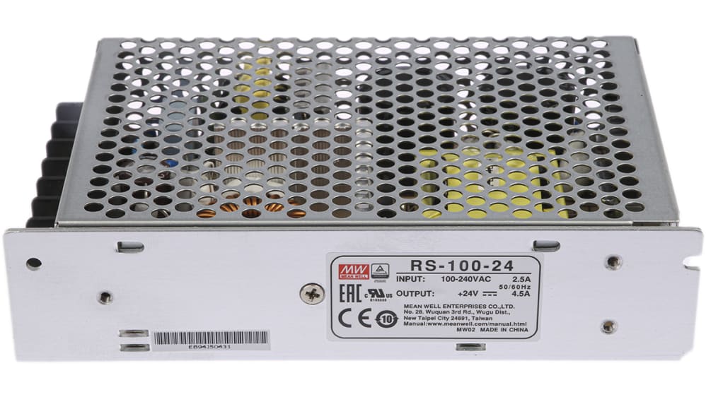 12V DC Switching Power Supply Mean Well RS-100-12