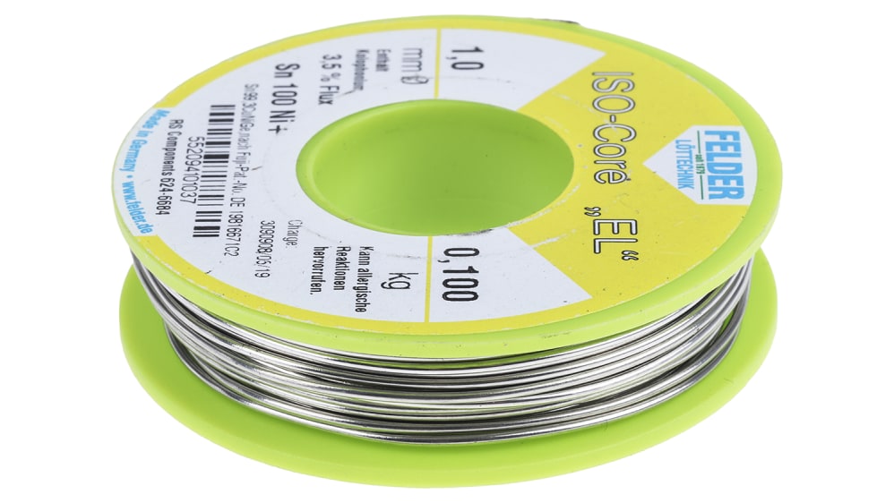 40.841.040.1037  Soudure sans plomb Felder Lottechnik 1mm, 1000g