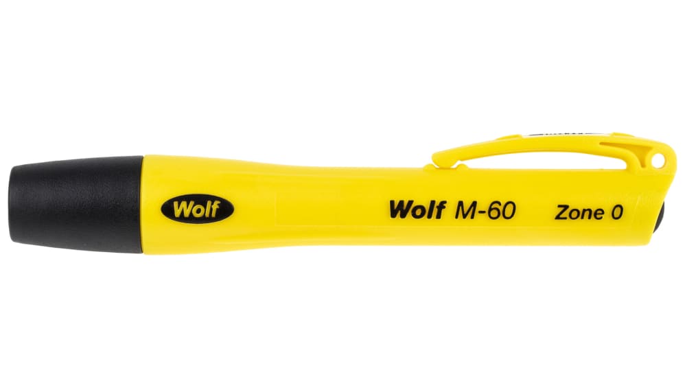 M-60 | Wolf Safety IECEx, ATEX LED Pen Torch Yellow 139 lm, 68 mm | RS