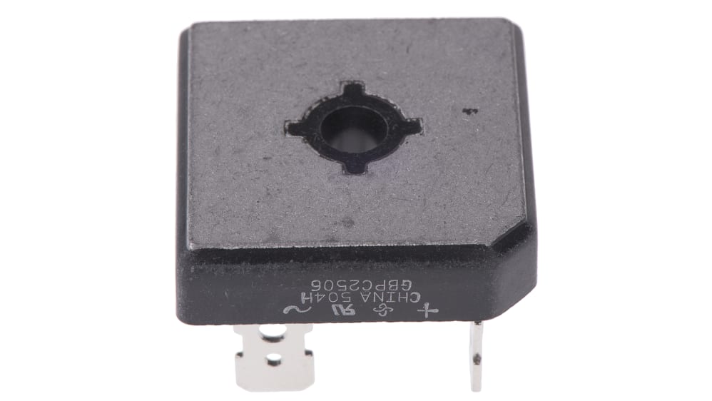 Vishay 整流用 ブリッジダイオード 単相 25A, 600V, 28.8 x 28.8 Vishay 整流用 ブリッジダイオード 単相 25A, 600V, 28.8 x 28.8