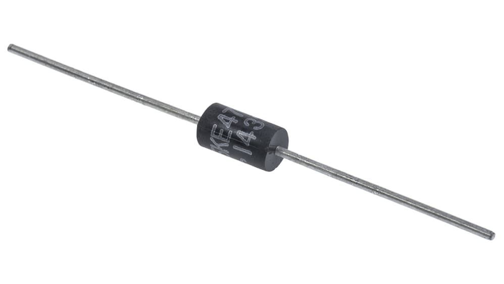 Vishay TVSダイオード, 双方向, スルーホール, 64.8V, 1.5KE47CA Vishay TVSダイオード, 双方向, スルーホール, 64.8V, 1.5KE47CA