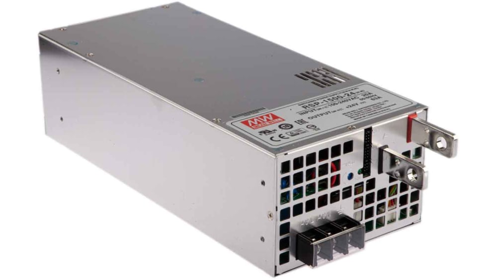RSP-1500-24 | MEAN WELL スイッチング電源, 24V dc, 63 A, 1.5 kW | RS