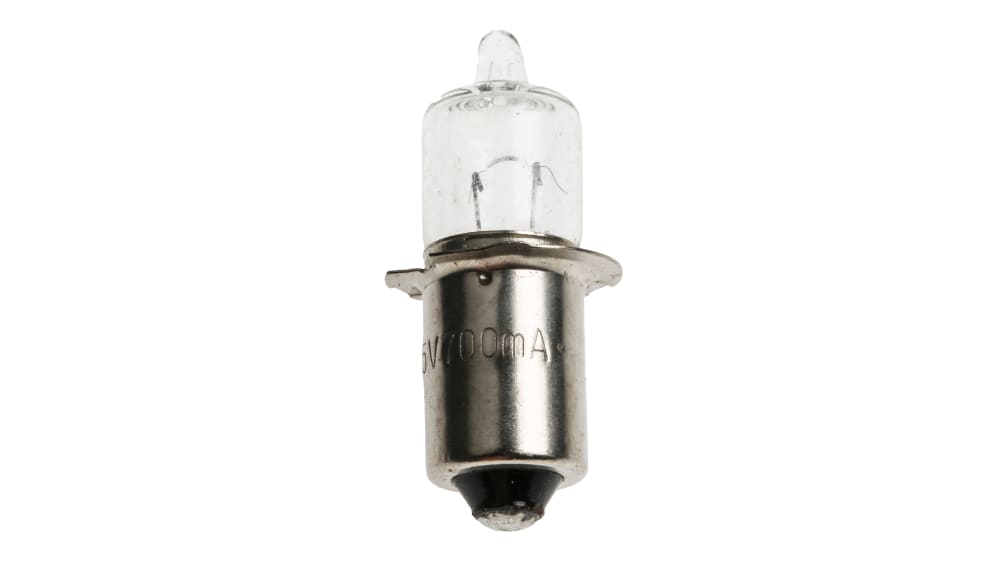 Ampoule halogène RS PRO 4,55 W, Mini-bougie P13.5s Clair, 6,5 V