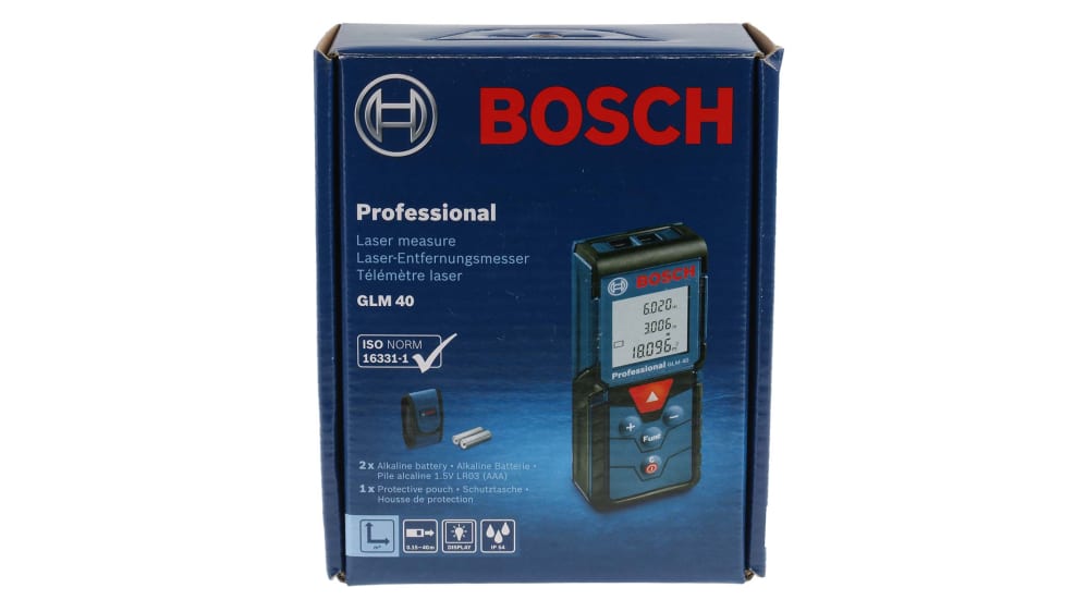 0601072900 Bosch GLM 40 Laser Measure 0.15 40m Range 1.5